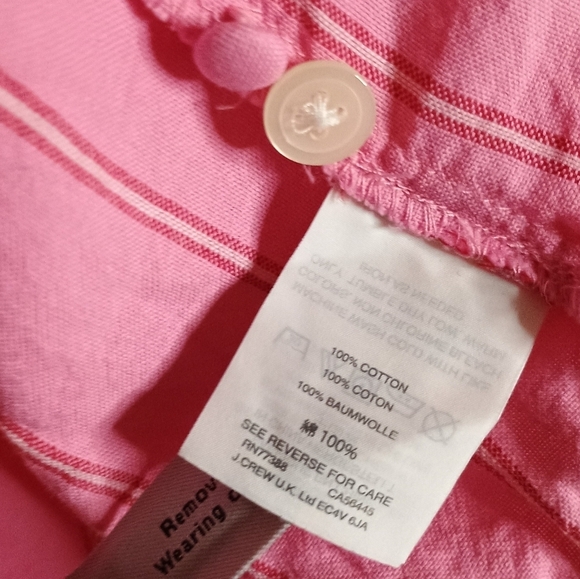 Madewell Wrap Top In Cecilia Stripe - Size L - Picture 8 of 9